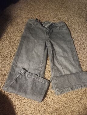 Cat & Jack Gray Wide-Leg Kids Jeans